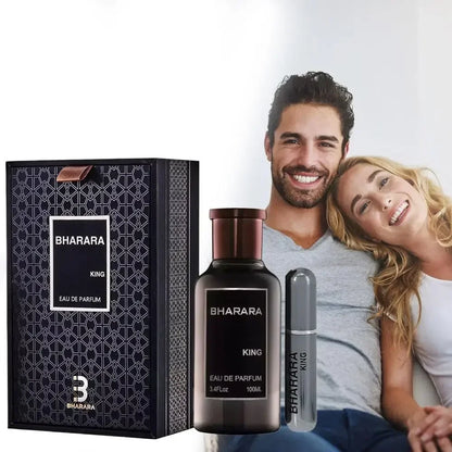 100ML Bharara King Eau De Parfum for Men — 3.4oz Spray, Sealed in High-End Gift Box, Luxury Fragrance