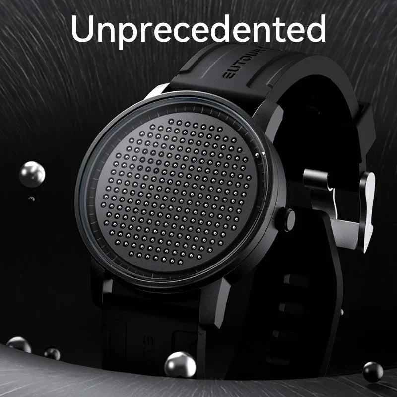 EUTOUR 2025 Magnetic Quartz Casual Watch – Simple Silicone Strap, Unisex Men’s Fashion Watch
