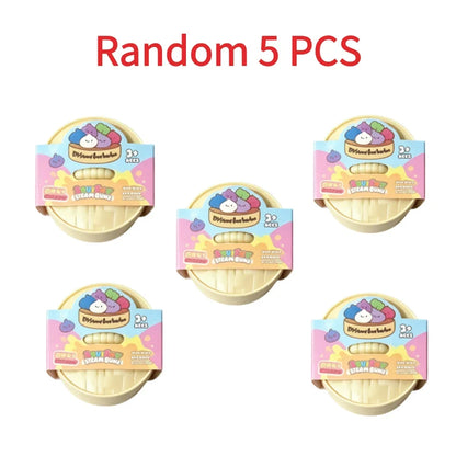 Colorful Dumpling Squishy Toy - Blind Box Stress Relief Fidget Squeeze Toy for Anxiety Relaxation & Happiness