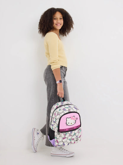 Sanrio Hello Kitty Cartoon School Bag — Cute Anime Backpack for Kids, Student Gift & Halloween Anime Merchandise