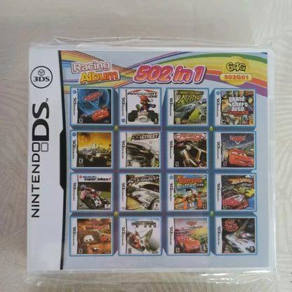 NDS/3DS Multi-ROM Game Card — 4300/510/500/208-in-1 Combined NDS Cartridge/Cassette