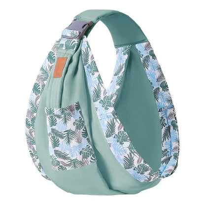 Newborn Baby Wrap Carrier - Dual-Use Infant Sling & Nursing Cover for 0–36 Months