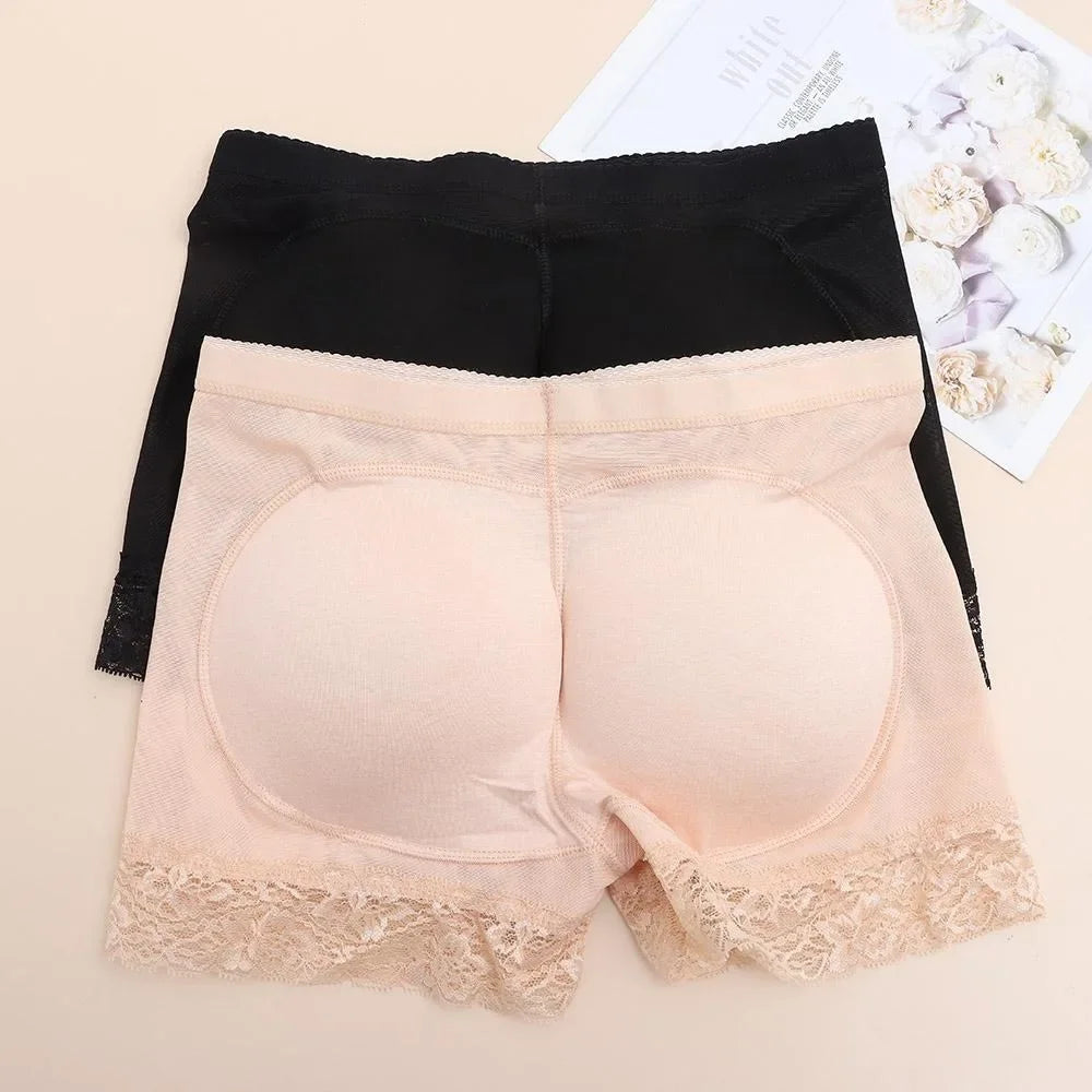 Women's Soft Breathable Butt Lifter Panties – High-Waist Push-Up Padded Cotton Underwear
