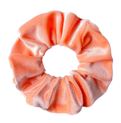 Vintage Velvet Hair Scrunchies for Women & Girls – Solid Color Ponytail Holder Elastic Hair Bands, Soft Fashion Hair Ties Accessories
