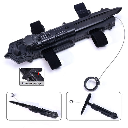 Assassin Sleeve Sword Toy - Retractable Rotating Blade Cosplay Prop for Kids, Interactive Game Play & Birthday Party Gift