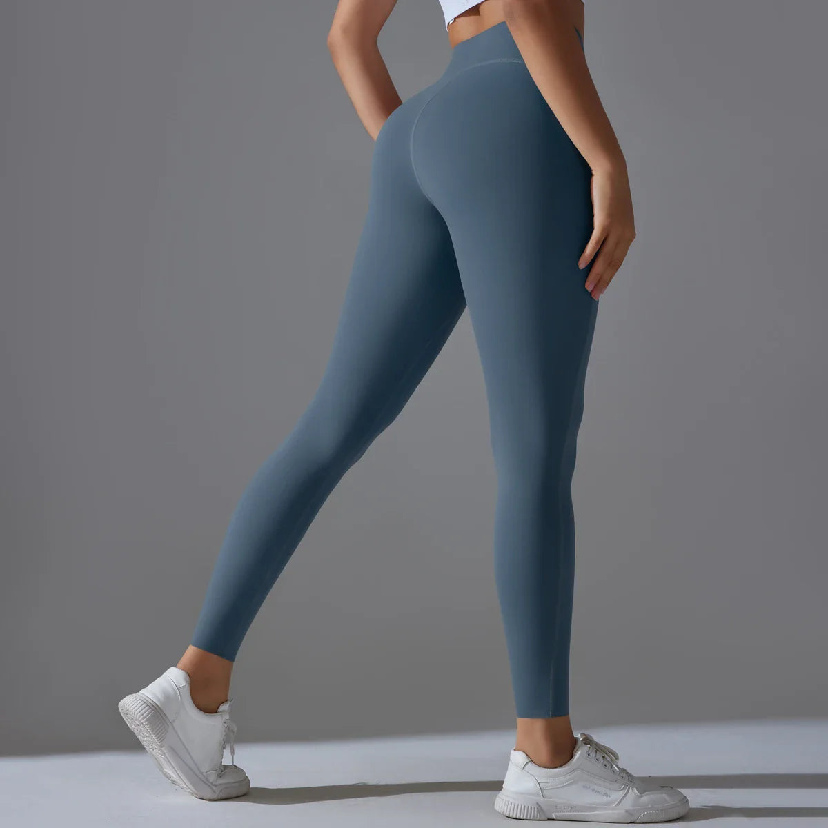 High Waist Yoga Leggings – Tummy Control, Squat-Proof Slimming Booty Pants for Running, Cycling, and Gym Workouts