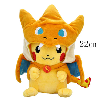 70 Styles Pokémon Plush Toys — Dragapult, Gengar, Pikachu, Eevee & Evolution Dolls Christmas Gift for Kids