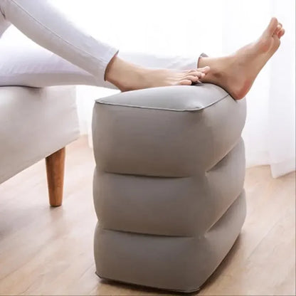 Inflatable Flight Sleeping Footrest Pillow – Adjustable Travel Rest Pillow for Airplane, Car, Bus, and Kids (WJ529)