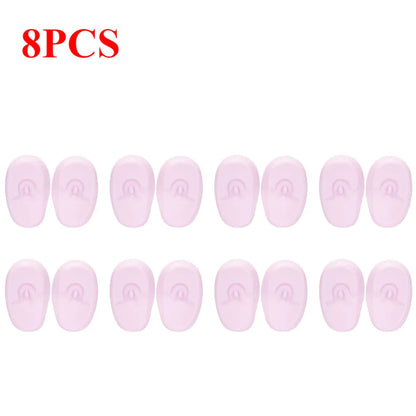 Silicone Ear Covers - Waterproof Hairdressing Ear Caps, Earmuffs for Shower, Salon, Bathing & Spa Use