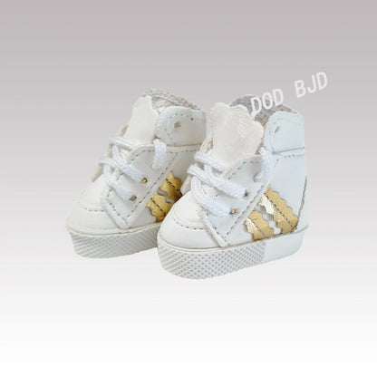 Labubu Doll Sneakers (4x1.8cm) - Shoes for 17cm Macaron Plush, 15cm EXO Cotton, & 1/6 BJD Dolls Accessories