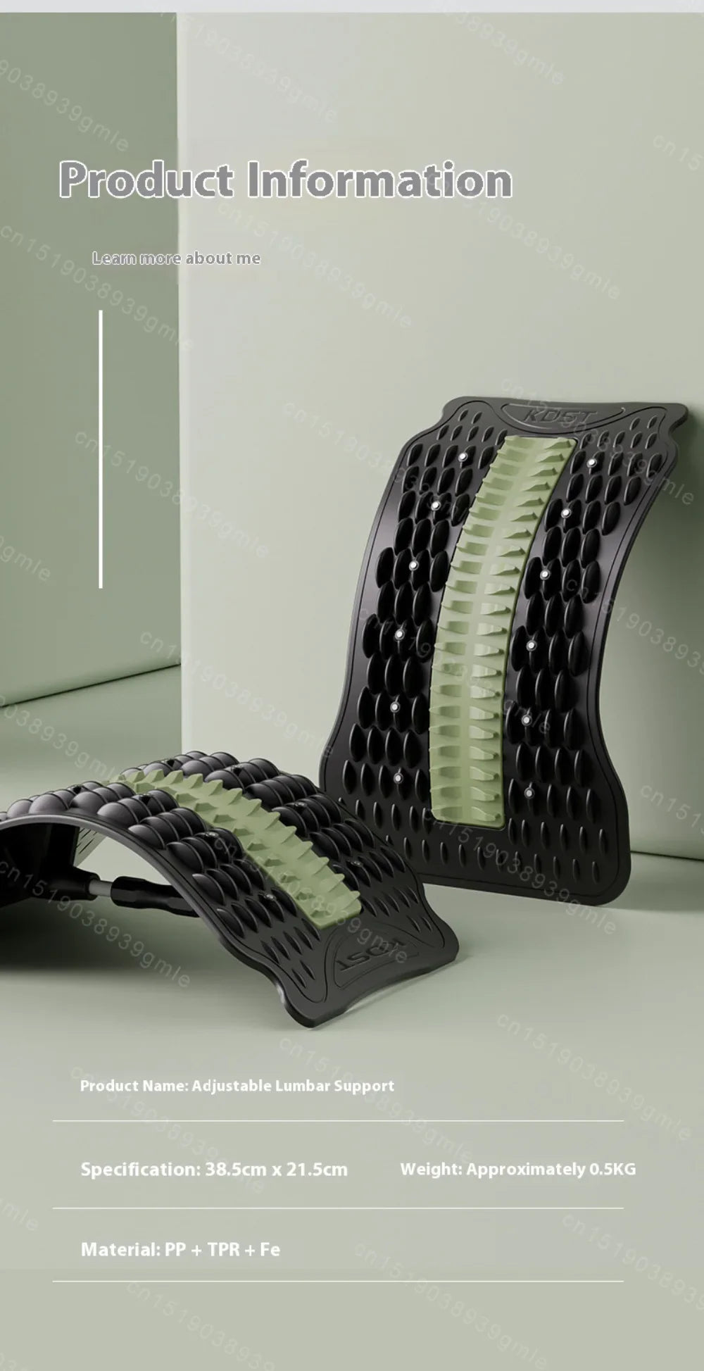 12-Magnet Lumbar Back Stretcher – Vertebrae Relaxer for Humpback Correction, Pain Relief, and Posture Shaping