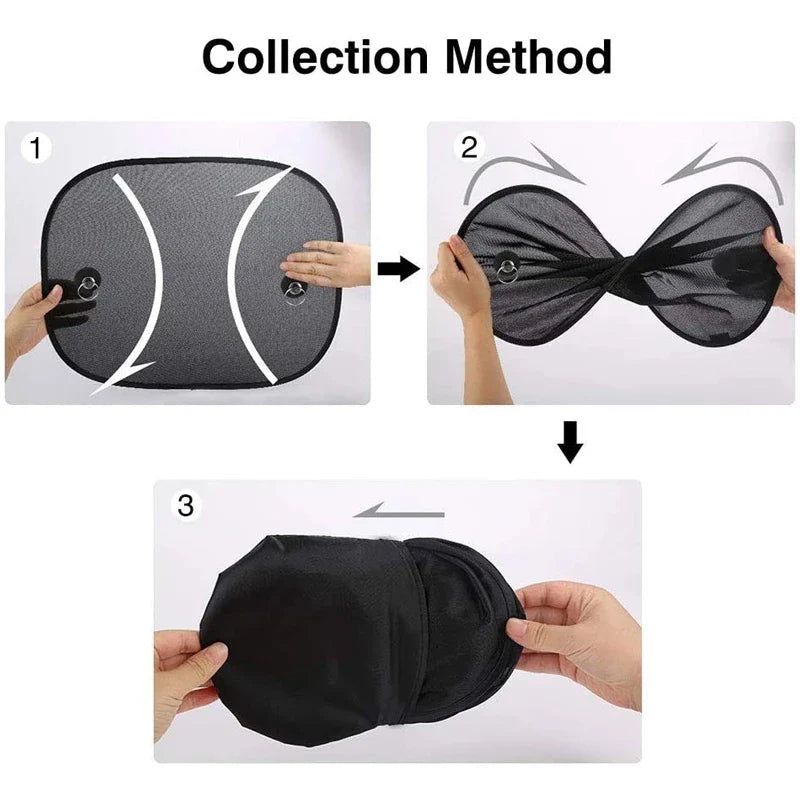 Universal Folding Windscreen Sunshade - Car Windshield Protector with Visor Reflector, Auto Window Sun Shade Accessories
