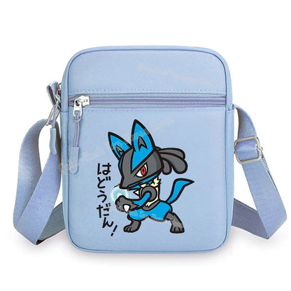 Pokemon Pikachu Cartoon Shoulder Bag – Large Crossbody Messenger Bag for Boys & Girls School Handbag
