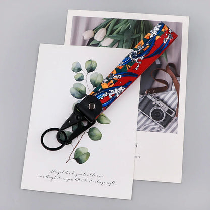 Anime Eagle Beak Keychain - Cool Figures Short Lanyard for Phone Rope - Badge Holder & USB Pendant - Portable Key Accessory