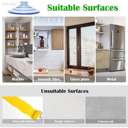 30/45/60mm Strong PVC Vacuum Suction Cups — Thickened Sucker Pads for Car, Glass & Bathroom Use