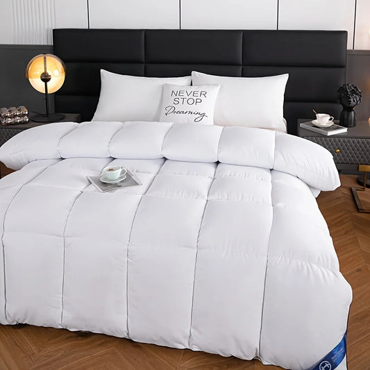 Hotel Style Winter Comforter – Soft, Fluffy & Breathable Quilt Blanket, Lightweight & Warm, Queen/King 220x240cm