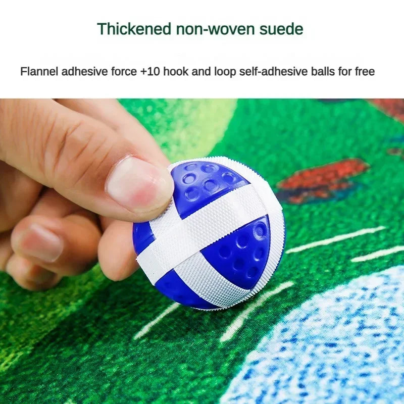 PGM DJD040 Indoor Mini Golf Training Aid – Suspended Dartboard Practice Hitting Mat for Indoor & Outdoor Golf Practice