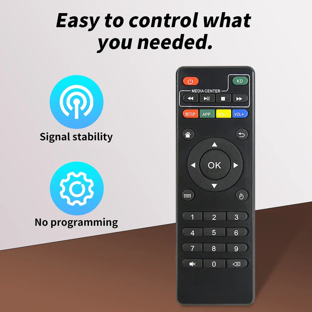 X96 Mini Universal Remote for Android TV Box, Compatible with MXQ Pro 4K, T95M, T95X, H96 Pro+ & More
