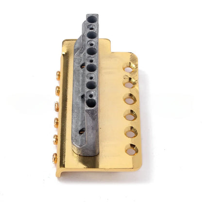 Miwayer 52.5mm Guitar Tremolo Bridge — Vintage Steel Saddle Block Set for Fender Strat & Squier Electric Guitars, Chrome