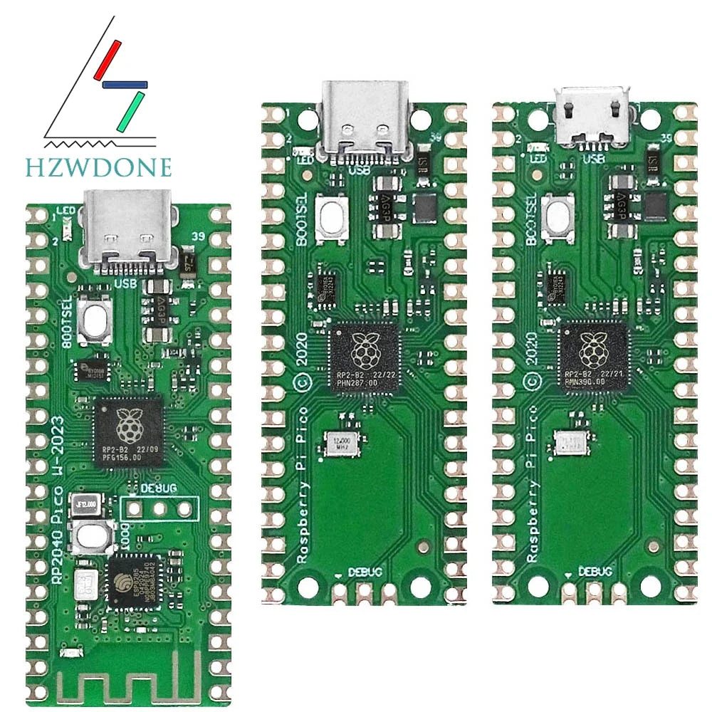 Raspberry Pi Pico RP2040 Board – Dual-Core Cortex-M0+ Microcomputer with 264KB RAM & Low Power Consumption