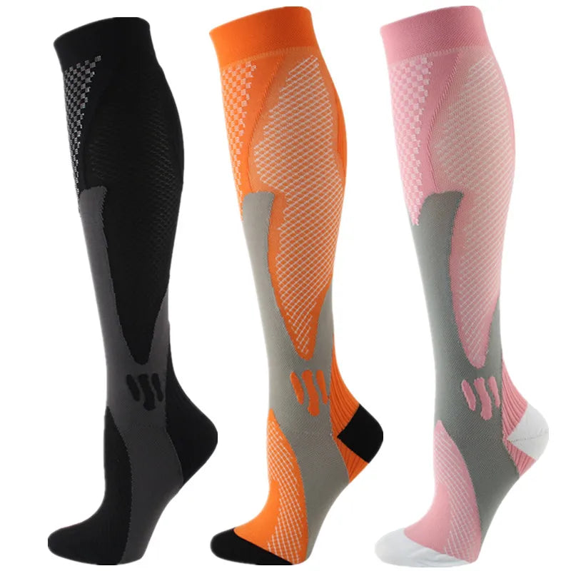 3 Pairs Compression Socks 30 mmHg — S-XXL Medical Socks for Edema, Diabetes & Varicose Veins