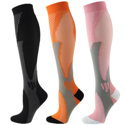 3 Pairs Compression Socks 30 mmHg — S-XXL Medical Socks for Edema, Diabetes & Varicose Veins