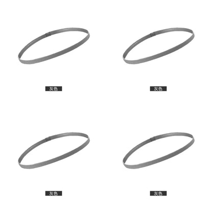 4 Pack Non-Slip Elastic Sports Headbands – Thick Sweatbands for Men & Women, Exercise & Outdoor Use