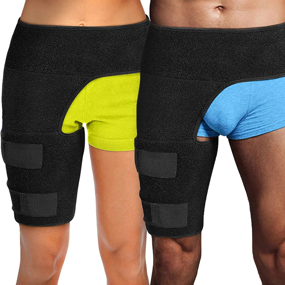 Professional Hip Brace – Thigh Compression Sleeve for Sciatica, Hamstring & Groin Pain Relief