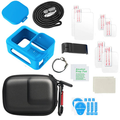 GoPro Hero 13 Black Tempered Glass Screen Protector – Silicone Case, Lens Cap & Protective Film for GoPro 13 Camera