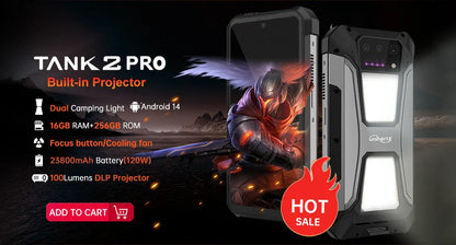 Unihertz Ticktock S Rugged 5G Smartphone – 8GB RAM, 256GB Storage, 5200mAh, 64MP Camera, 6.53" Dimensity 700 Display