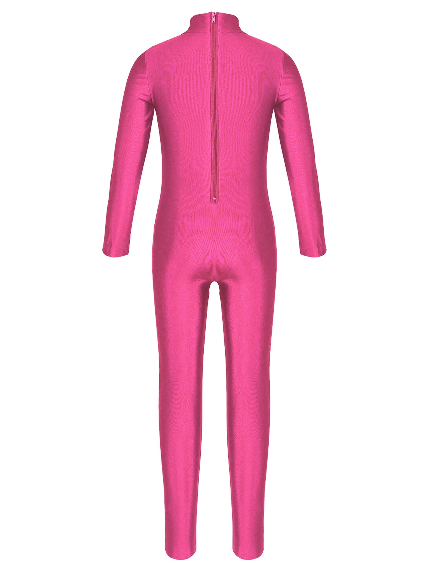 Kids Girls Full Body Gymnastics Bodysuit, Ballet Dance Jersey Leotard, Jumpsuit Sports Unitard, Children Dancewear and Sportswear
