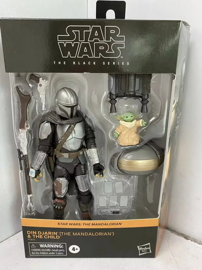 Star Wars Black Series Mandalorian Din Djarin & Baby Yoda Articulated Action Figure Toy
