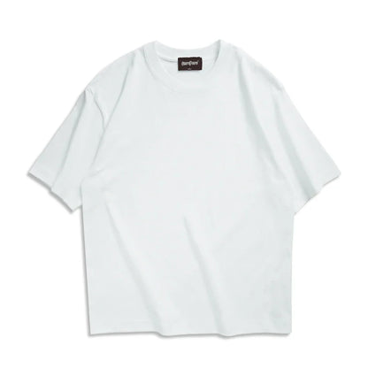 WAVLATII Oversized Summer T-Shirt – Unisex Korean Streetwear Solid Color Casual Tee for Men & Women, Basic Loose Fit Top