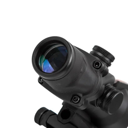 4X32 Hunting Riflescope – Fiber Optic Green & Red Dot Illuminated Reticle Tactical Sight