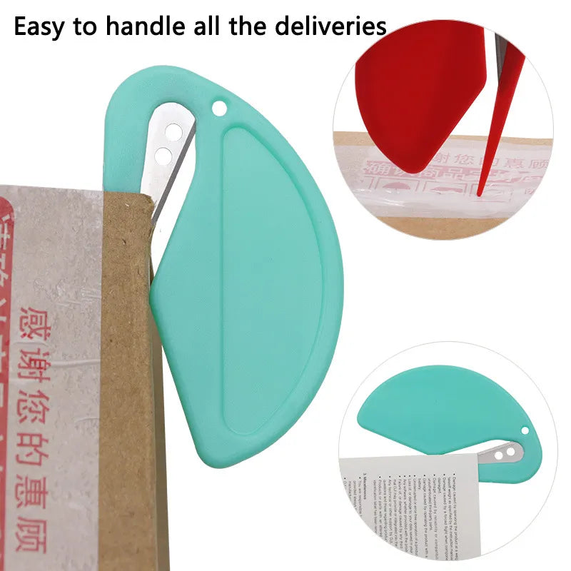 1 Piece Letter Opener - Razor Blade Envelope Mail Slitter, Safe Box Cutter for Home and Office Use