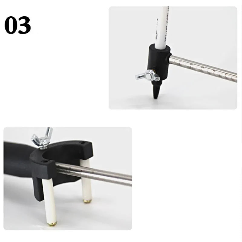 Wheel Eyebrow Scriber Tool – Auto Sheet Metal Dent Repair & Rib Line Parallel Marking Tool for Precision Bodywork Layout