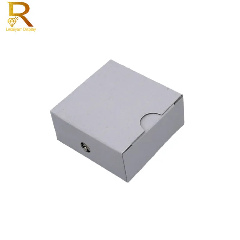 PU Leather Loose Diamond & Gemstone Display Box – Jewelry Storage Organizer Case with Black/White Pad for Beads, Pendants & Stones