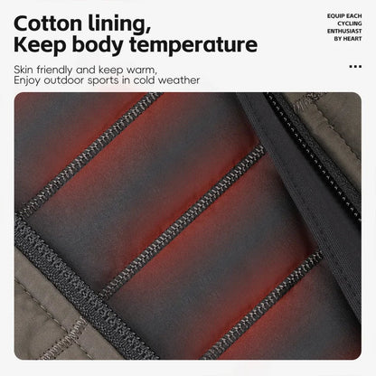 WEST BIKING Men's Winter Cycling Jacket - Thermal Fleece Windbreaker for MTB & Motorcycle, 0℃-15℃