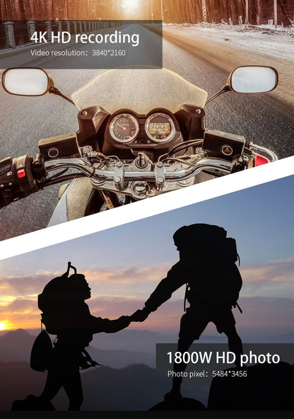 4K HD Smart Glasses Camera — Eyewear Camcorder for Driving, Cycling & Outdoor Video Recording