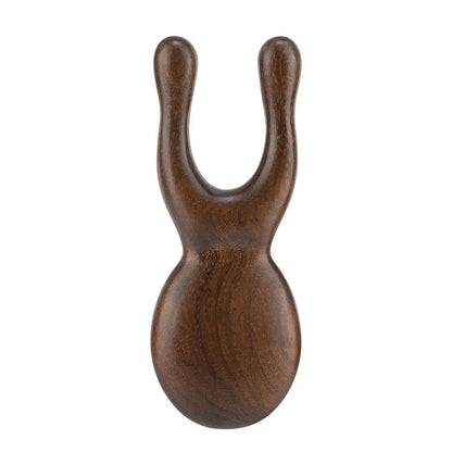 Wooden Gua Sha Facial Massage Tool – Sandalwood Face, Nose & Eye Acupressure Therapy Tool