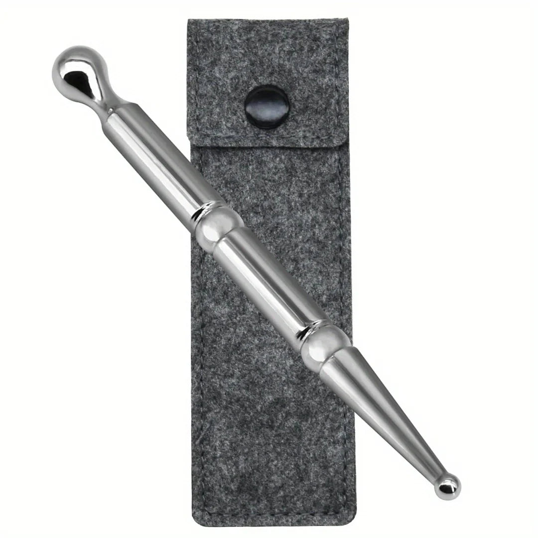 Acupuncture Pen Reflexology Tool | Stainless Steel Acupressure Massager for Body Pressing Points