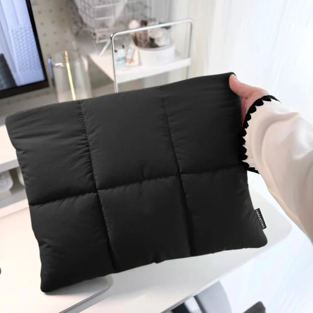 Comfy Puffy Laptop Bag 13-15 Inch — Shockproof, Ultra-Light Fluffy Notebook Sleeve for MacBook Air, Xiaomi, HP