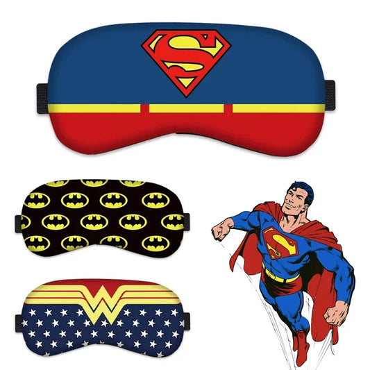 Superman & Batman Sleeping Mask – Soft Men’s Eye Cover Blindfold for Nap and Eye Care