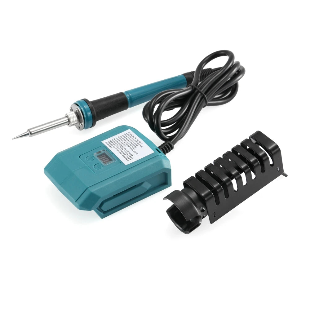 Makita 20V Battery Electric Soldering Iron – 60W Wireless Welding Tool, 300-500℃ Adjustable Temperature, Fast Heating