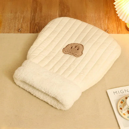 Thermal Plush Cat Cave Bed – Warm Enclosed Snuggle Sack Sleeping Bag for Cats, Hamsters & Small Pets (Winter Cozy Nest)