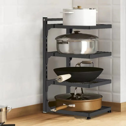 Multi-Layer Kitchen Sink Storage Rack – Adjustable Cooker and Pot Rack for Home Stovetop Cabinets