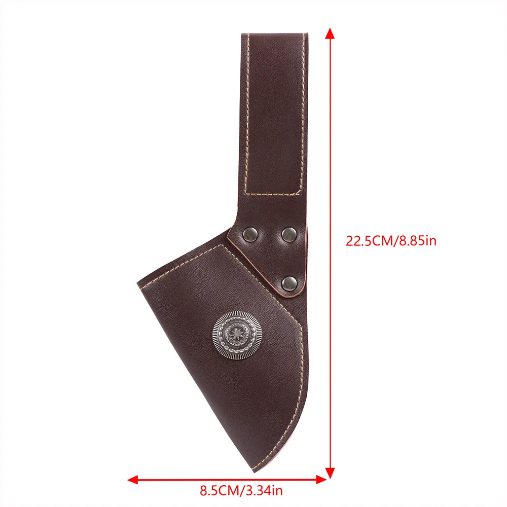 Medieval Viking Sword Sheath Holder – Leather Belt Scabbard Frog for LARP, Pirate & Knight Cosplay