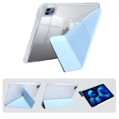iPad Air 5/6 & Pro 11/12.9 Smart Case – with Pen Holder for iPad 10.5, 9.7, Mini 6 & More