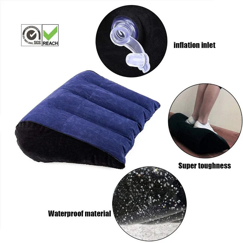Funny Inflatable Love Pillow - Sofa Cushion for Adults, Support Positions for Couples, Ideal for Magic Games Night and Bedroom Use