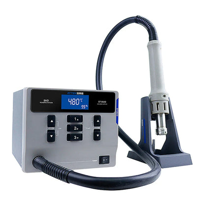 ATTEN ST-862D Hot Air Gun Soldering Station – 1000W Lead-Free Digital Display Rework Station for Phone & PCB Repair